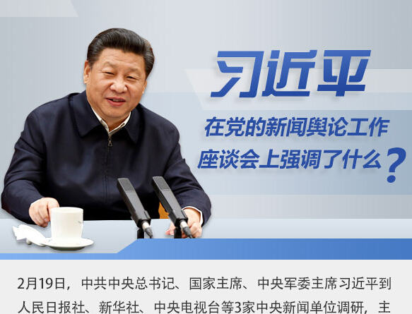 習(xí)近平在黨的新聞輿論工作座談會(huì)上強(qiáng)調(diào)了什么？